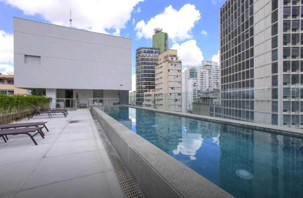 Apto Com Wifi, Piscina, Academia No Coracao De Sao Paulo Apartment Bagian luar foto
